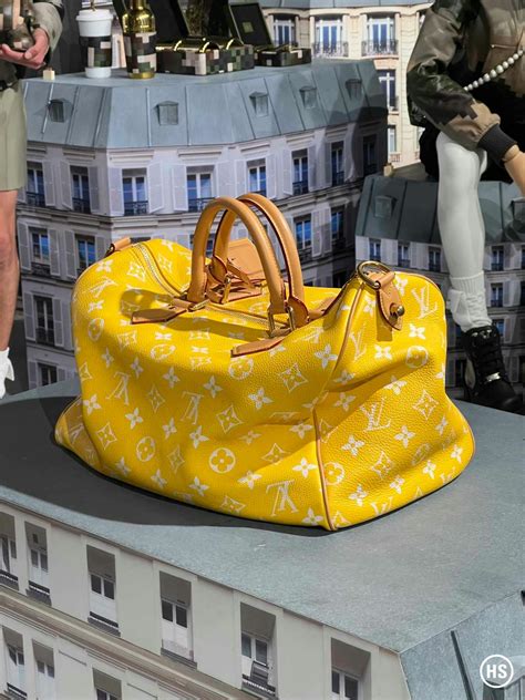 pharrell yellow lv bag|louis vuitton and pharrell.